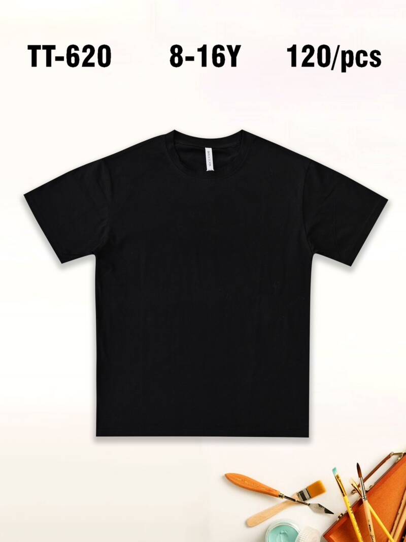 Bluzki chłopięce. Roz 8-16, 1 Kolor Paczka 5 szt. 1